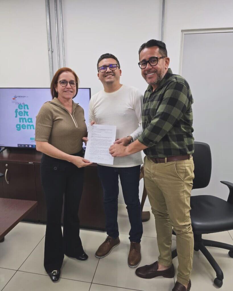 SindConfecções, Secretaria Municipal de Saúde de Fortaleza e vereador Márico Martins, discutem mais segurança na validação de atestados